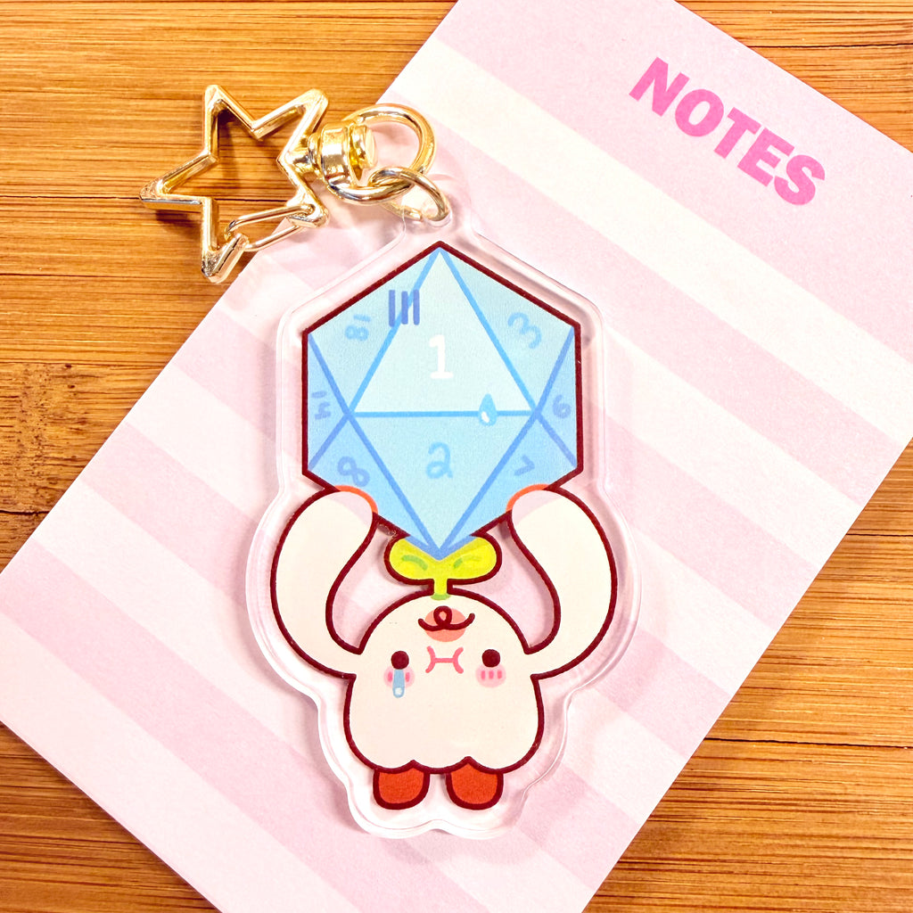 DND Dice Acrylic Keychain! [PREORDER]