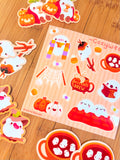 Cozy Halloween Sticker Sheet!