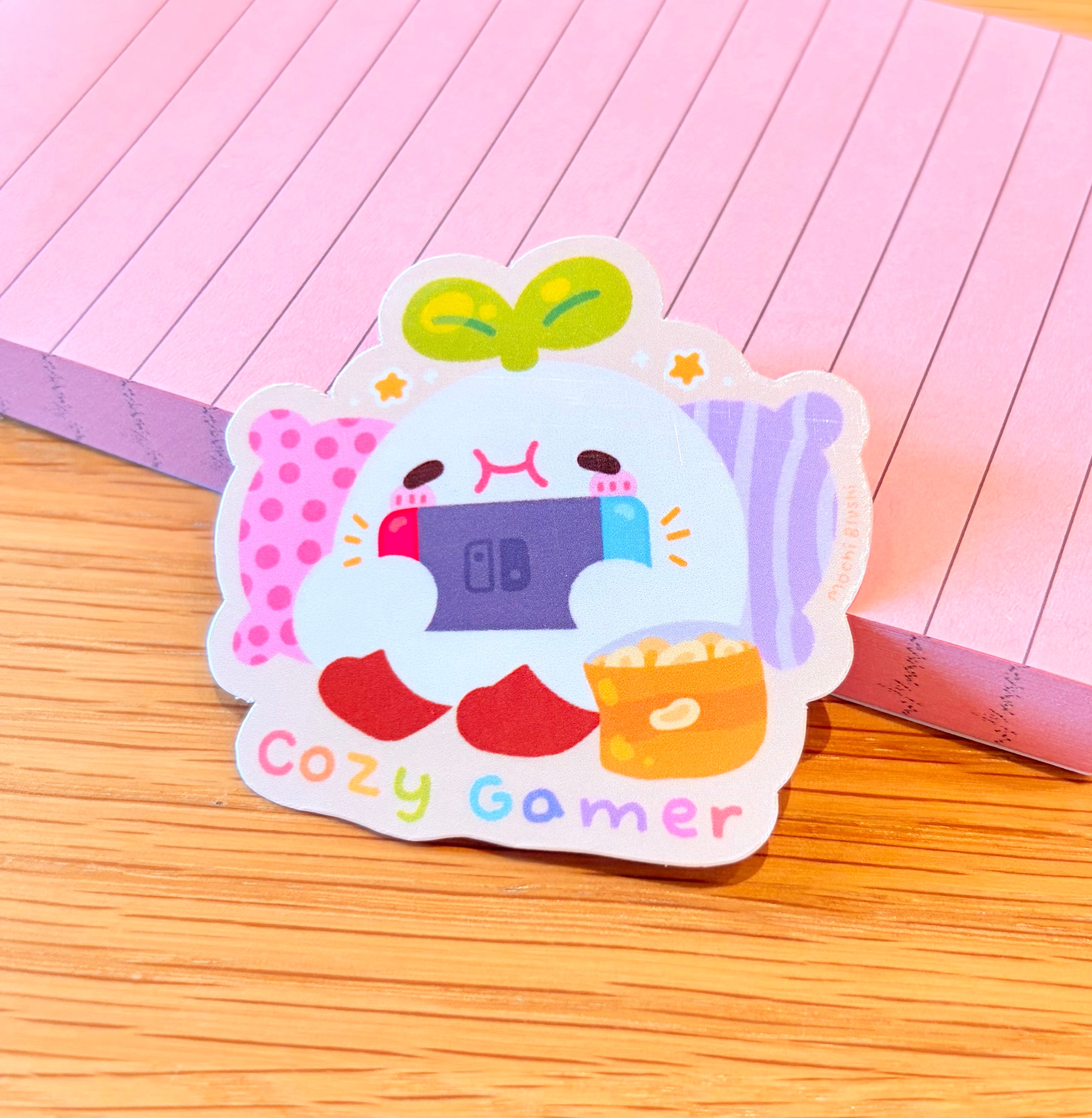 Cozy Gamer Sticker!