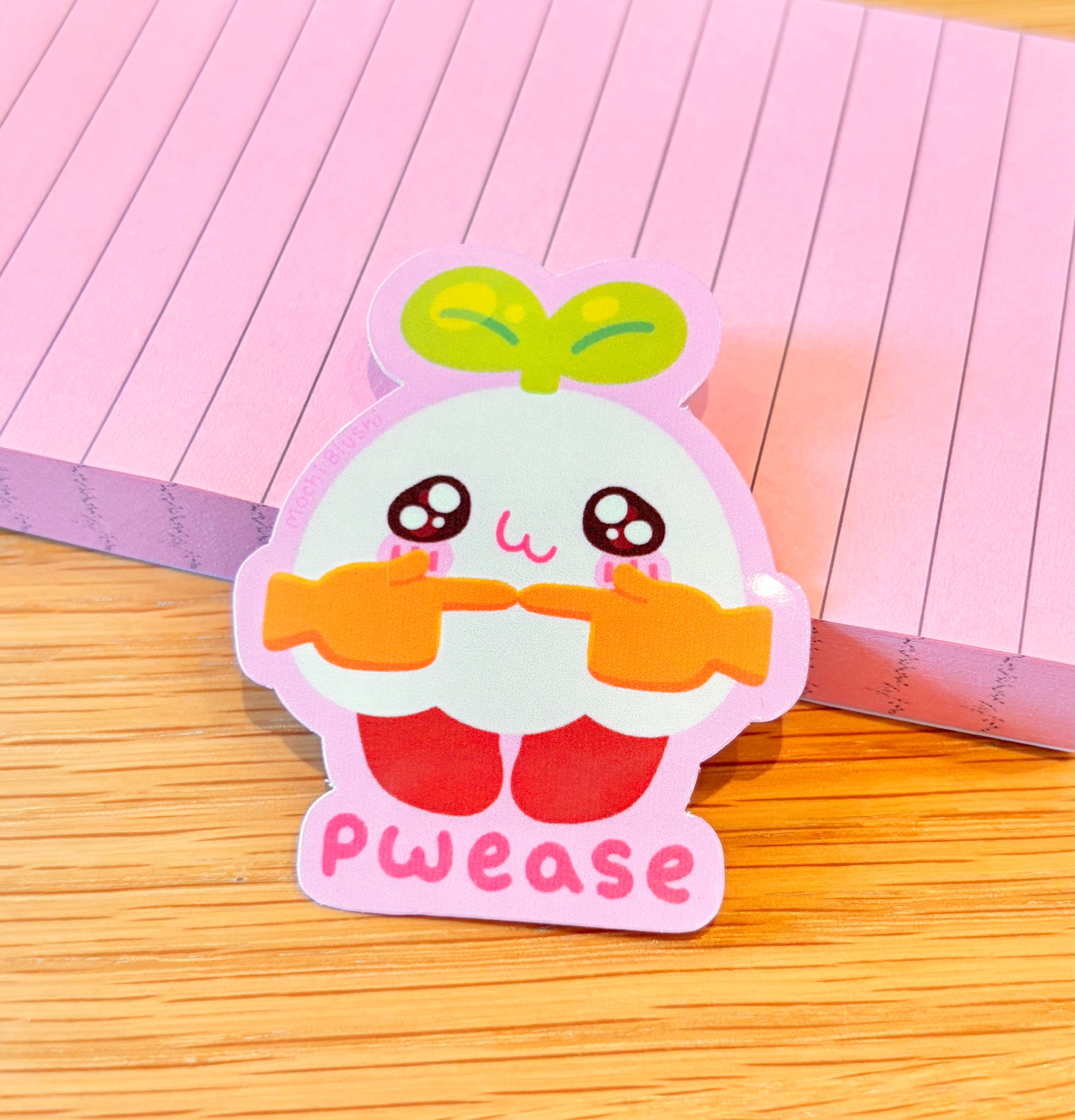 Pwease Sticker!