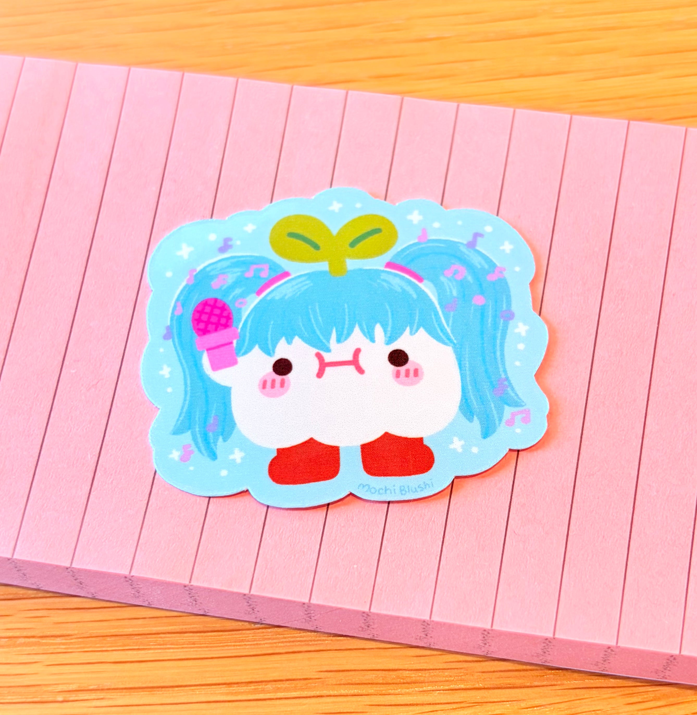 Hatsune Miku Mochi Sticker!