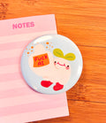 Fuck AI Button Pin!