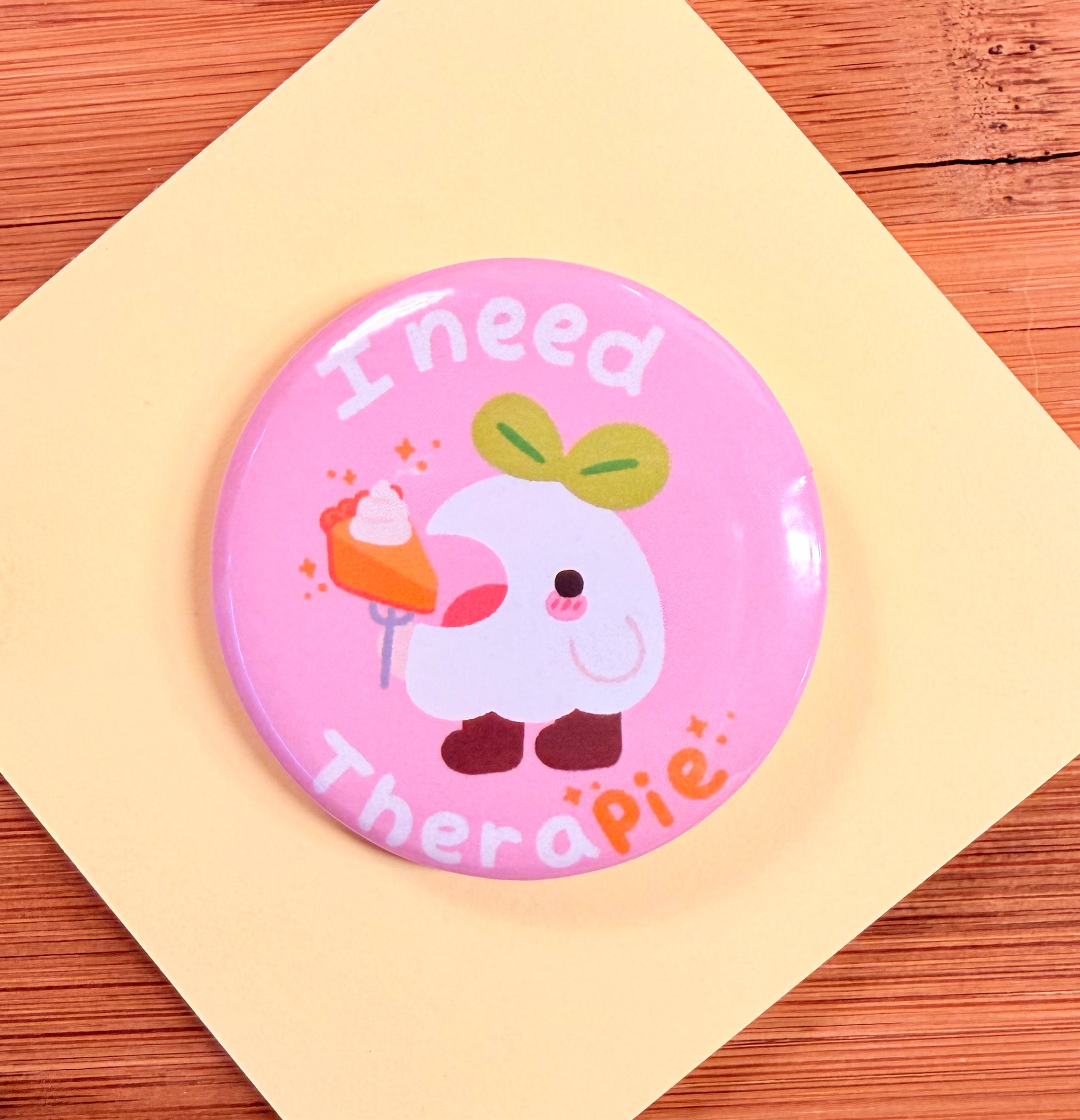 I Need Therapy Button Pin!